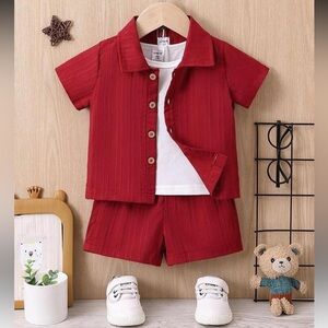 Red Toddler Outfit Set